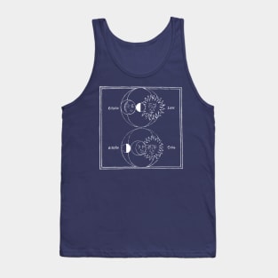 Renaissance Woodcut Solar and Lunar Eclipse Tank Top